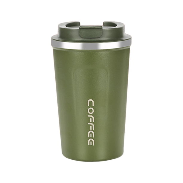 Acero Inoxidable 304 Regalo Oficina Fría Con Aislamiento Térmico Práctica (verde 380ml)