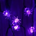 thumbnail image 2 of Mistaha 20FT 40LEDs Halloween String Lights Purple Spider Shaped Decorative Hanging Lights Waterproof Battery Operated Lighting, 2 of 8