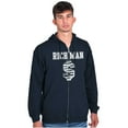 thumbnail image 3 of Cool Rich Man Dollar Sign Money Zip Hoodie Sweatshirt Men Brisco Brands S, 3 of 6