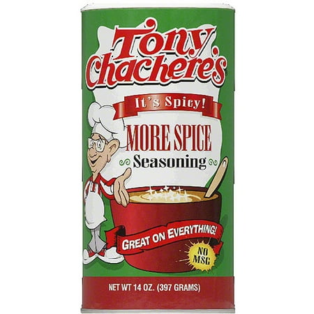 Tony Chachere's More Spice Seasoning, 14 oz (Pack of 6) - Walmart.com