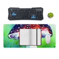 SKYSONIC Extended Large Gaming Mouse Pad, Mushroom Painting Watercolor