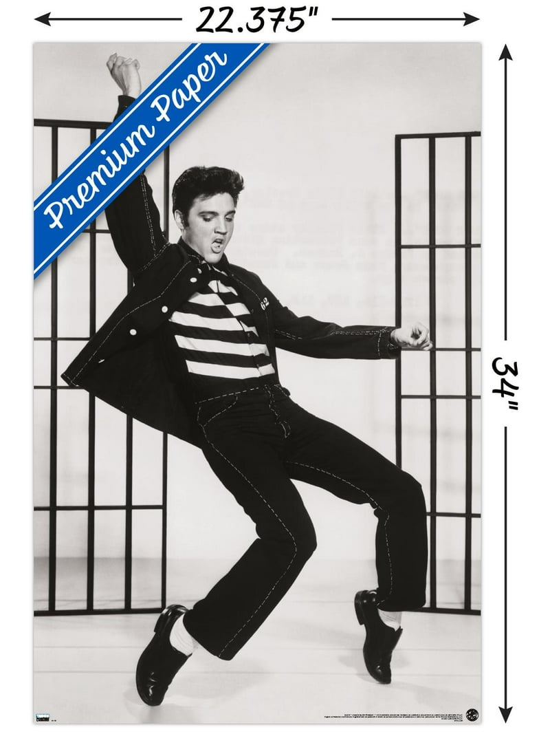 Elvis Presley - Jailhouse Rock Pose Wall Poster, 22.375