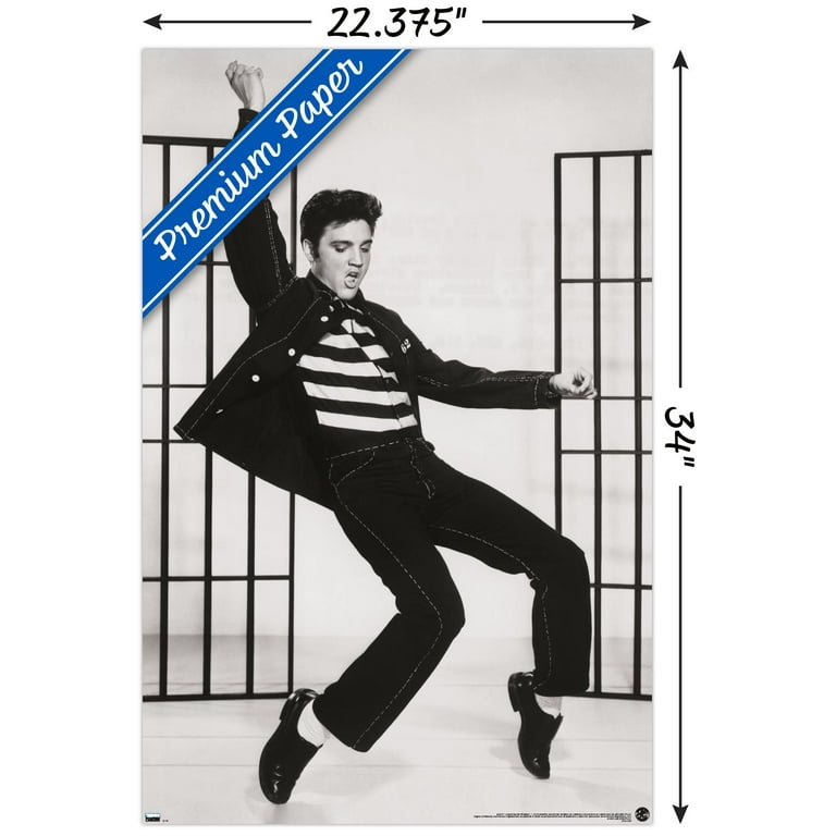 Elvis Presley - Jailhouse Rock Pose Wall Poster, 22.375