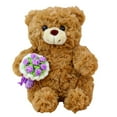 thumbnail image 2 of Teddy Bear Stuffed Animal with Rose, Soft Teddy Bear Plush Toys, Birthday Xmas Gifts for Kids Boys Girls 7.8x7.8x7 in, 2 of 2