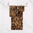 thumbnail image 5 of Coolnut Leopard Print Towels 3 Pack Bath Towels for Bathroom Set Soft Cotton Highly Absorbent Lightweight & Quickdry Towel Set 1 Bath Towel,1 Hand Towel,1 Washclothe Wash cloth, 5 of 6