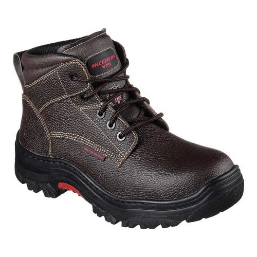 skechers brown work boots