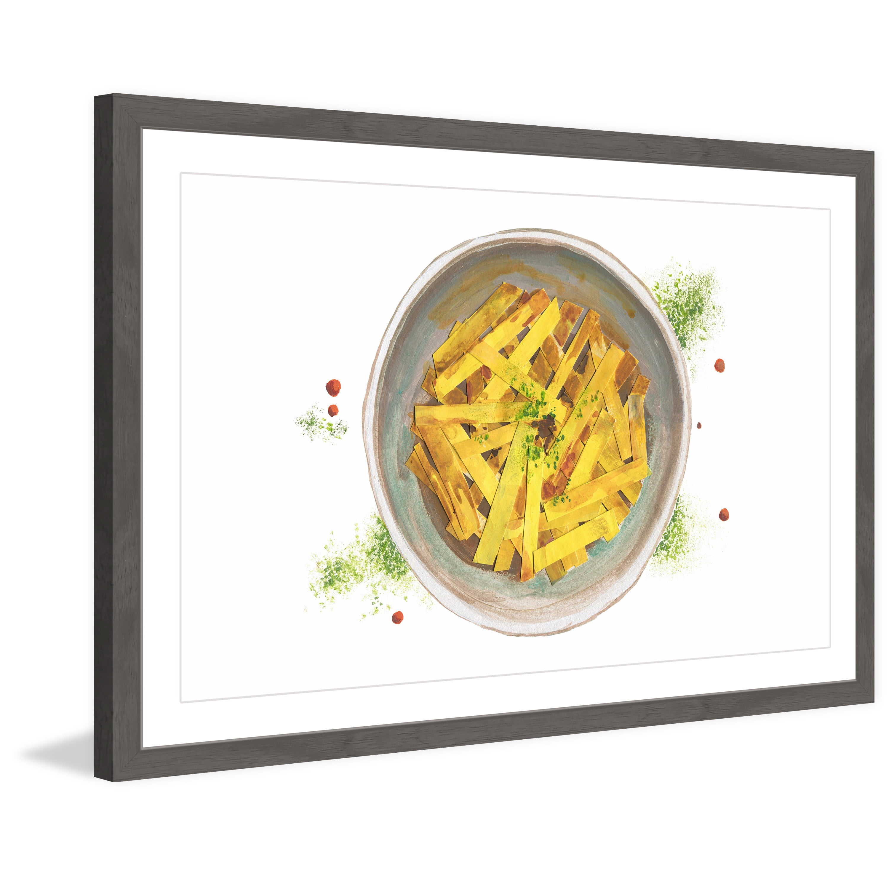 "French Fries" Framed Painting Print