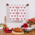 thumbnail image 2 of Valentines Day Kitchen Towels Set of 2, 18x26 Inch Valentines Day Dish Towels Sweet Heart Valentines Day Decor Hand Towels Seasonal Decorations for Home Drying Dishcloth, 2 of 6