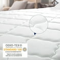 thumbnail image 3 of Full Size Mattress, Serweet 12 Inch Memory Foam Hybrid Full Mattress for Back & Pressure Relief, Comfort Plush Euro Pillow Top Mattress in a Box, Medium Firm, Made in North America, 3 of 6