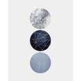 thumbnail image 3 of Urban Epiphany 12x14 Black Modern Framed Museum Art Print Titled - Navy Gold, 3 of 5