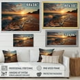 thumbnail image 4 of Designart "Golden Coastline III" Nautical & Beach Floater Framed Canvas Art Print, 4 of 7