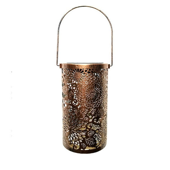 Solar Lanterns, Outdoor Hanging Lights, Metal Decorative Lanterns, LED Garden Lighting, Perfect for Patio Decor