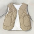 thumbnail image 2 of Favoffer Boys Girls Clothes Fleece-Lined Sleeveless Vest Thickened Solid Outerwear Cotton Warm Winter Coat for Sports Outdoor Trips Kid to Teen 3-14Y, 2 of 4