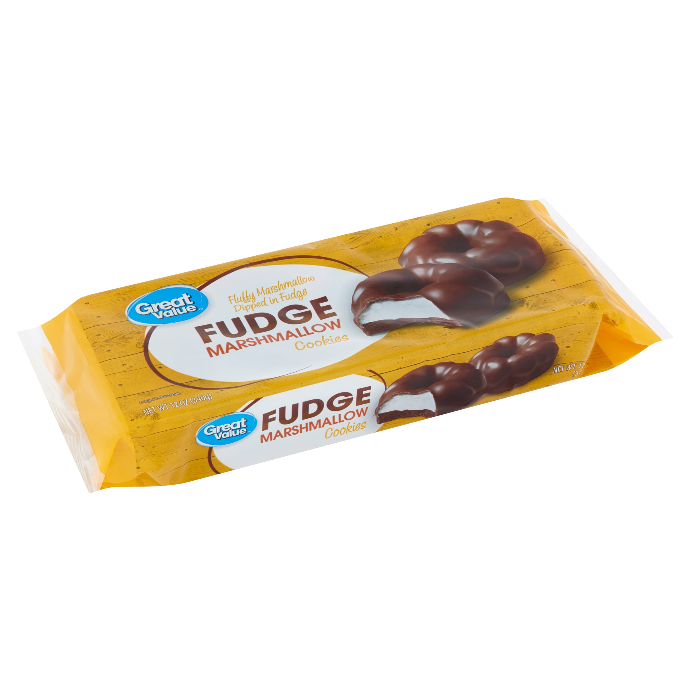 Great Value Fudge Marshmallow Cookies, 12 Oz.