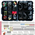 thumbnail image 2 of 187pcs Fishing Accessories Kit Set Including Fishing Hooks Sinker Weights Fishing Set With Tackle Box, 2 of 9