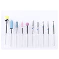 thumbnail image 1 of 10-Piece Alloy Manicure Grinding Head Kit (Set A) - 2.35mm Handle Diameter, Multiple Styles for Fast Nail Removal, High Hardness, Non-Damaging to Natural Nails, Complete Specifications with Storage, 1 of 6