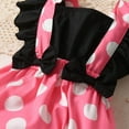 thumbnail image 6 of Girls Ruffles Fly Sleeve Dot Prints Romper Bodysuits Dress Cozy Dailywear 3-6 Months, 6 of 6