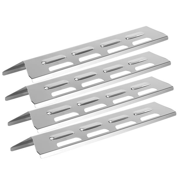 keepw 4X Stainless Steel Grill Oven Heats Plate Replacement BBQ Tube Kit Non-stick Burner Cover Labor-saving for Tool