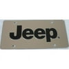 Jeep Silver Laser Cut License Plate