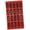 Red, variant on 20-Cavity Non-Stick Silicone Mousse Cake Mold for Puddings, Chocolates, and Ice Cream