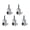 White, variant on 5Pcs Ceiling Hanging Fixed Hook Wire Grip Hanging Plate Clips Modern Metal Chandelier Lighting Hooks Easy to Install
