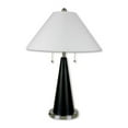 thumbnail image 1 of Ore Furniture 6238 28 in. Metal Table Lamp - Black And Silvertone, 1 of 2
