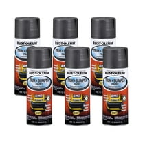 6-Pack of 11 oz Rust-Oleum Brands 251574 Black Automotive Trim & Bumper Spray Paint