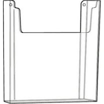Gibson Holders 1084E 8.5 x 11 Inches Acrylic Wall Mount Brochure Holder