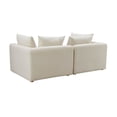 thumbnail image 6 of Hangover Cream Performance Linen Loveseat, 6 of 7