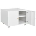 thumbnail image 4 of Tzou Steel Printer Cabinet with Wheels - Mobile Printer Stand with Adjustable Shelf & Storage for Home Office, Compact File Cabinet for Small Spaces, 4 of 8