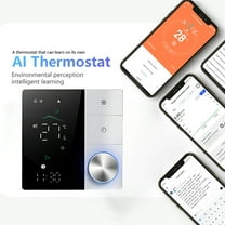 Thermostat,Ai App With Floor Ai Screen And Led And Led Screen Knob And Diy App Led And Adjustable Ai Led With Ai Led With Wifi With Led Floor Wifi And Floor Knob Floor Wifi App