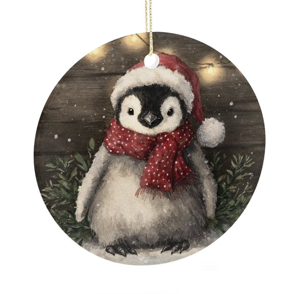 Christmas Ornament Christmas Penguin 2024 Ornament Cute Baby Penguin Christmas Tree Decoration Indoor Outdoor Yard Funny Gifts for Women/Men