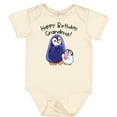 thumbnail image 3 of Inktastic Happy Birthday, Grandma- Cute Penguins Boys or Girls Baby Bodysuit, 3 of 5