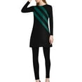 thumbnail image 1 of Muslim Women Oversized Swimsuit Conservative Swimsuit Long Sleeve Trousers Swim Cap Three Piece Swimsuit Muslim Swimwears L, 1 of 7