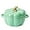 Green, variant on Dutch Oven Pot with Lid, Pumpkin Pottery Dessert Saucepan, Mini Baking Dish Cute Pumpkins Bowl, Covered Dutch Oven Ceramic Stockpot, Pumpkin-Shaped Casserole (Orange)
