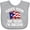 AC-Heather Grey, variant on Inktastic Puerto Rican Awesome Boys or Girls Baby Bib