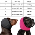 thumbnail image 2 of Dog Hearing Protection Noise Reducing Earmuffs,Dog Ear Muffs for Anxiety Relief,Adjustable Ear Covers,Hook & Loop Headband for Dogs,Seperation,no flap ear wraps for dogs,Hot Pink M, 2 of 9