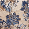 thumbnail image 2 of Zelouf Nina Floral Jacquard  , Sewing, DIY, Crafts Fabric by the Yard, Atlantic Combo, 5 Yard, 2 of 2