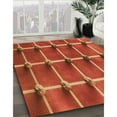 thumbnail image 3 of Ahgly Tapis Rectangulaire Lavable en Machine Intérieur Transitionnel Orange Vif, 5 Pieds x 7 Pieds, 3 of 7
