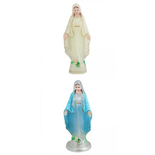 Figura de la Santísima Virgen María Personaje Escultura Estatua Decoración 10cm Bendita 10 cm luminoso