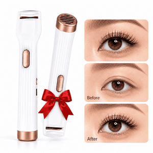 MTUYELI 2-in-1 Heated Lash Curler with Fan