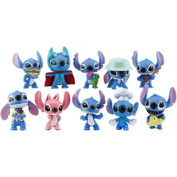 10 Pcs Lilo And Stitch Cake Topper Children's Birthday Party Cake Decoration Lilo And Stitch Theme Party Supplies