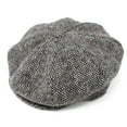 thumbnail image 3 of Hanna Hats Irish Newsboy Cap Donegal Tweed 8 Piece 100% Wool Hat for Men Made in Ireland, 3 of 5