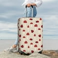 thumbnail image 7 of Susaid Ladybug With Mushroom Print Elastic Washable Suitcase Cover with Hidden Zipper, Fits 18-32 Inch Luggage for Protection During Travel-Large, 7 of 7