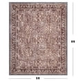 thumbnail image 5 of ARJINCUTE Distressed Vintage Traditional Farmhouse Brown Area Rugs 5'x8', Non-Slips Low Pile High Traffic Machine Washable, 5 of 8