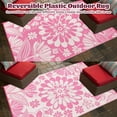 thumbnail image 5 of LOKHOM 6'x9' Pink Outdoor Rug Waterproof Reversible Plastic Straw Rug Carpet for Camping RV, Porch, Balcony, Camper, Backyard, 5 of 13
