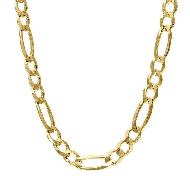 アクセサリー 14K Gold Figaro Chain BELIEVER JEWELRY Solid Figaro Chain Necklace in 14K Gold - Samsclub.com