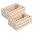 thumbnail image 3 of OULII 4Pcs Miniature Crates Khaki Color for DIY Projects and Decorative Purposes, 3 of 6