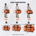 thumbnail image 3 of Gonex 90L Waterproof Dry Duffel Bag, 3-in-1 Convertible Large Backpack - Heavy Duty Travel Gear Hauler with Reinforced Thickened Bottom for Kayaking Paddleboarding Boating Rafting Fishing, 3 of 7
