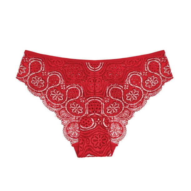 Ropa Interior Para Mujer Calzoncillos Sin Costuras Lenceria de Encaje Erogeno Tangas Bragas Ropa Interior Calada Odeerbi ODB139958 Bodega Aurrera en linea